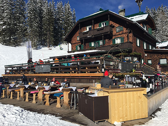 Sonnbühel Skihütte in Kitzbühel (©Foto: Martin Schmitz)
